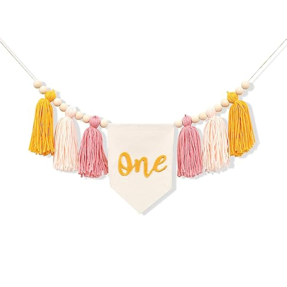 Boho Sun Yarn Tassel Garland Banner - Sunshine 1St Birthday Decoration, First Trip Around The Sun High Chair Tassel Garland