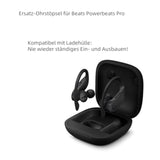 Replacement Ear Tips Silicone Earbuds Compatible Beats Powerbeats Pro Wireless Earphones Tips Earplug Headphone Cover Sweatproof Easy To Use Comfortable Ear Buds 8 Pairs Black