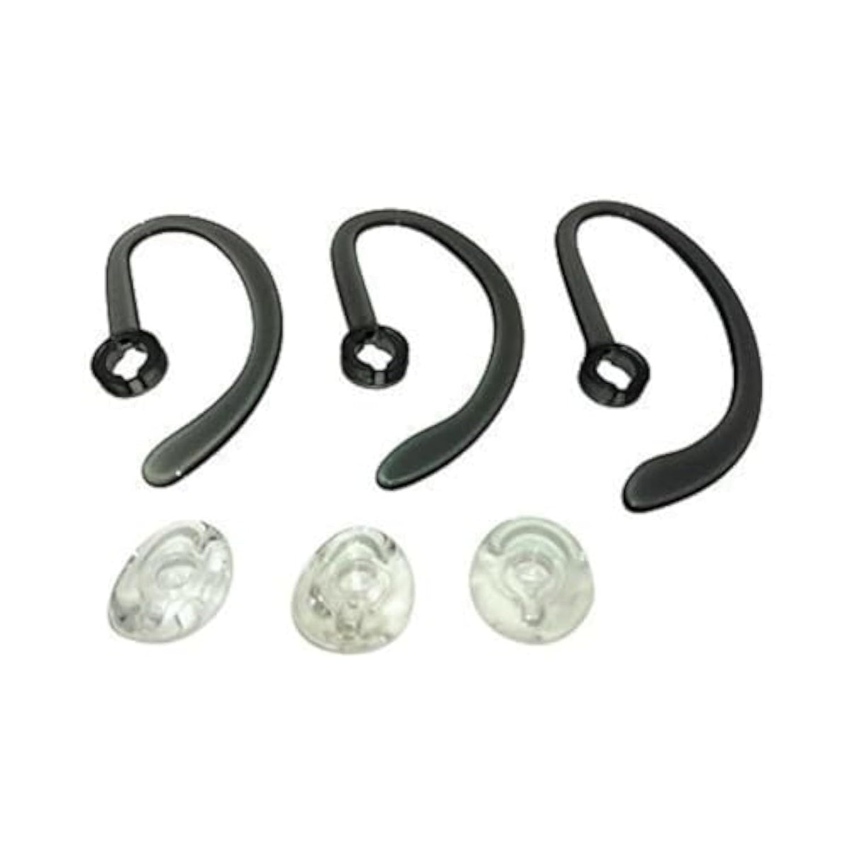 Plantronics Ear Buds, Spare Kit Earloops Buds for Plantronics WH500 CS540 W440 Savi W740 - Includes: 3 Earloop & 3 Eartips - Satisfaction  (Spare Kit 1 Pack)
