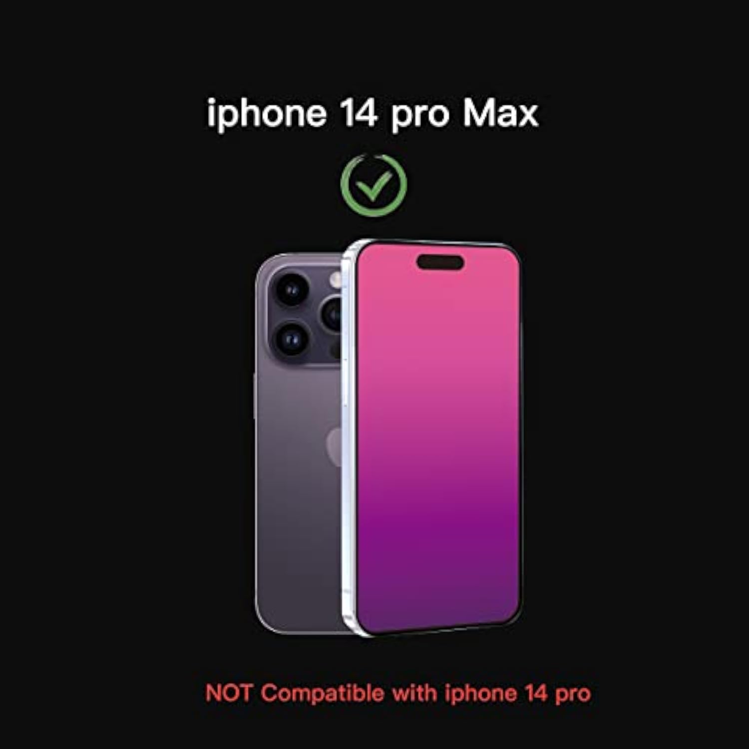 2 Pack Gradient Tempered Glass For Iphone 14 Pro Max Privacy Screen Protector For Iphone14 Promax 6.7Inch Anti Spy Anti Blue Light Eye Protection Hd Ultra Clear Anti-Scratch Bubble Free