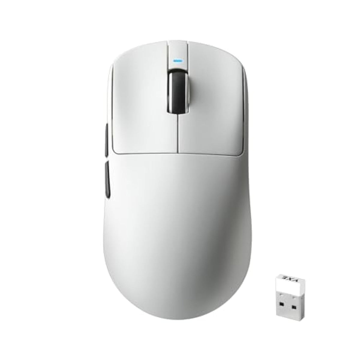 R1 Se+ Wireless Gaming Mouse, 18000 Dpi, High-Precision Paw3395 Se Sensor,55G Lightweight,Tri-Mode 2.4G/Bt5.0/Usb-C Gaming Mouse, Programmable Ergonomic Mice Suitable For Laptops/Pc/Mac (White)