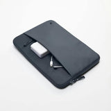 Incase A.R.C. Laptop Sleeve 14 Inch – MacBook Case with Faux Fur Lining, External Pocket – Fits MacBook Pro Air Lenovo Dell HP – Laptop Cover, Computer Case - Travel, Work, College - Navy
