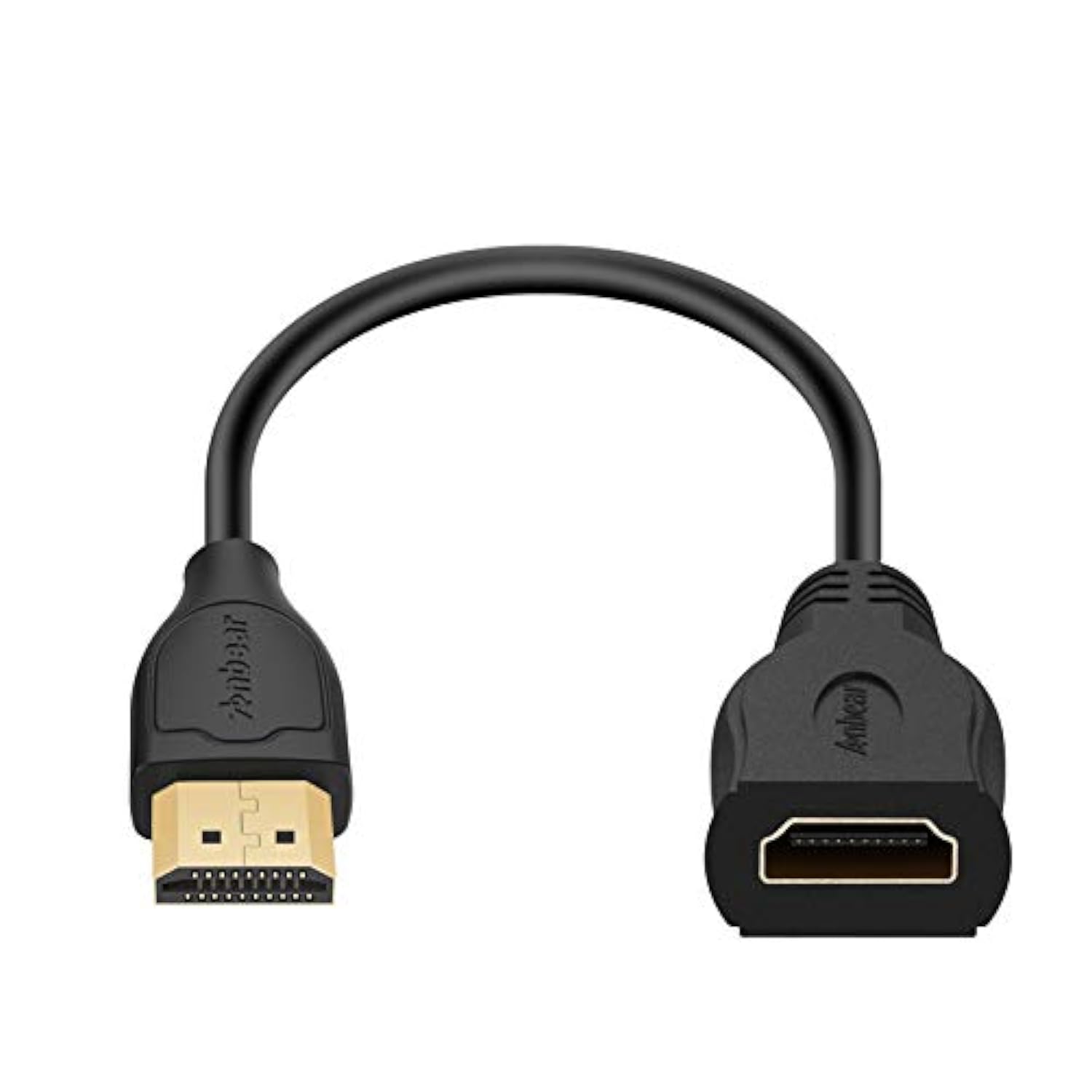 4K Hdmi Extension Cable 1Ft (2 Pack), High Speed 4K@60Hz Hdmi Extender (Male T