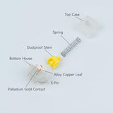 Linear Mechanical Keyboard Switchesgateron Milky Yellow Pro V2 50Gf Switche5 Pins Stem Pre Lubed Key Switche Compatible With Mx Keycaps For Gaming Keyboard (90Pcs Yellow Switches Pro)
