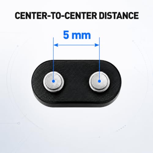 Magnetic Usb Dc Charger Cable Charging Cord For 2 Dots Single Polarity Rechargeable Devices - 5Mm/0.2Inch