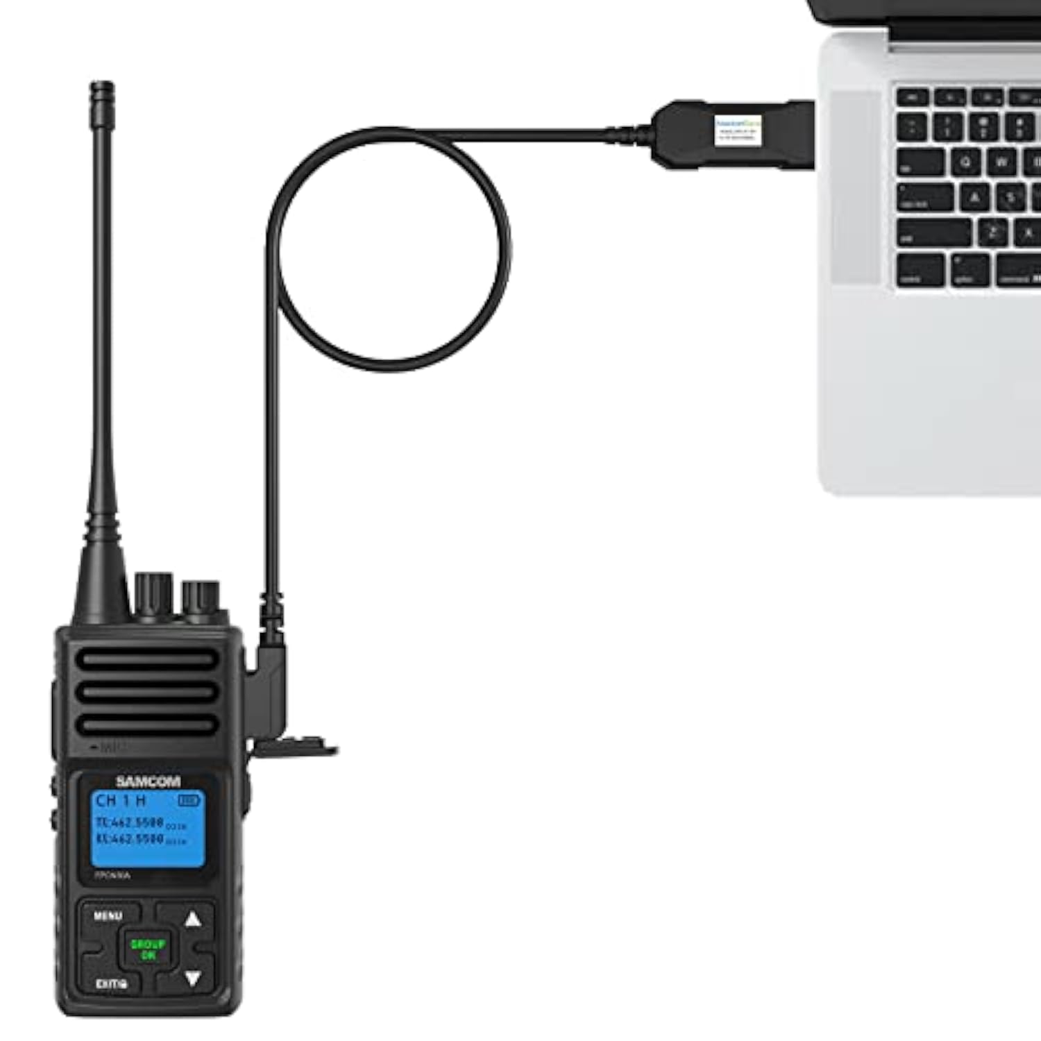 Two Way Radios Programming Cable 39.3 Inch For Fpcn30A Fpcn10A Walkie Talkies