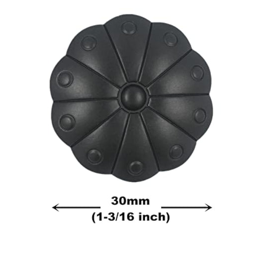 8 Pieces Grand Cactus Flower Metal Shank Buttons. 30Mm (1-3/16 Inch) (
