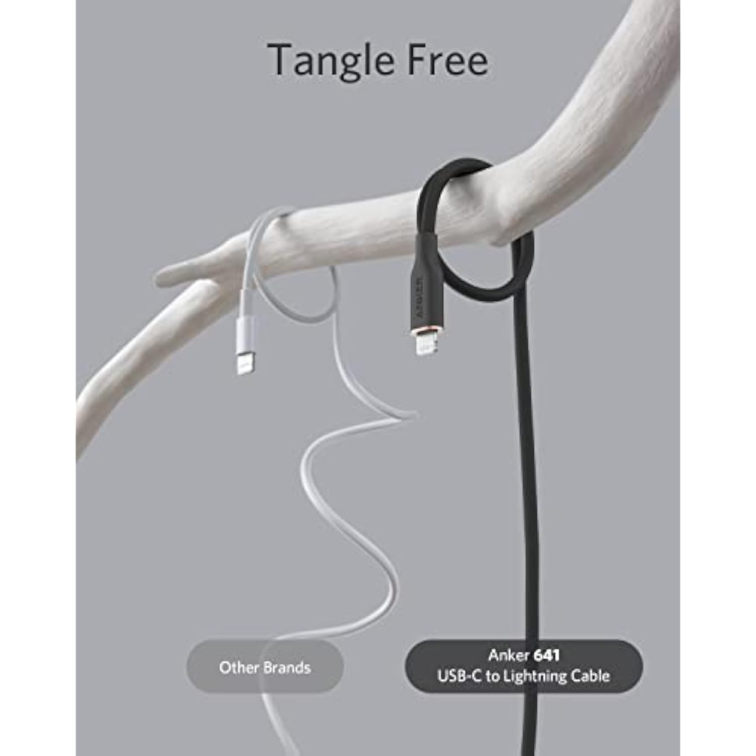 Anker USB C to Lightning Cable, MFi Certified Powerline III Flow Silicone Charging Cable for iPhone 13 13 Pro (Midnight Black, 3ft)