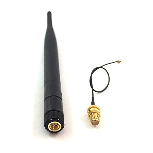 Replacement 2.4Ghz Ps4 Wifi Bluetooth Antenna 2.4G 6Dbi Wireless Router Omni Aerial With Sma Male Connector With Sma Female To Ufl. Ipx Pigtail Cable 1.13 15Cm
