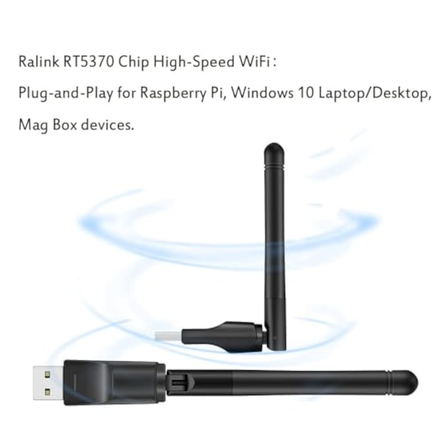 150Mbps Usb Wifi Adapter For Raspberry Pi/Pi 2 3 4 Zero, Rt5370 Chip Wireless