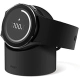 elago GW2 Compatible with Samsung Watch Charger for Galaxy Watch 4/4 Classic / 3 / Active(40~46mm)-[Black] [Charging Cable Not Included]