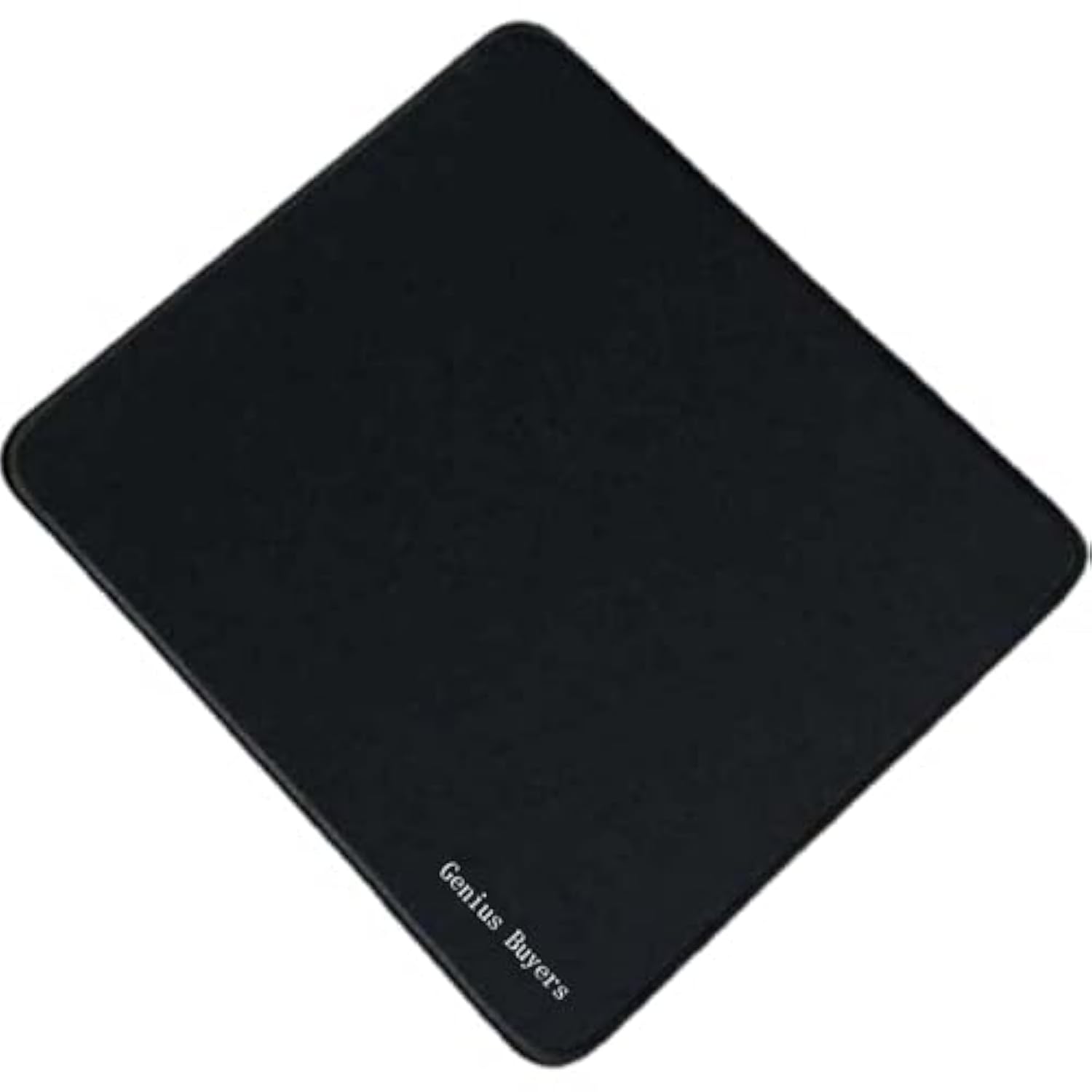 ?9.1 X 7.9 Inch? Basics Mouse Pad, Delicate Stitched Edge, Non-Slip Natural Rubber Base, Computer Gaming Mousepad, Durable Cloth Surface Desk Mat, Easy Gliding, Washable, Portable, Black