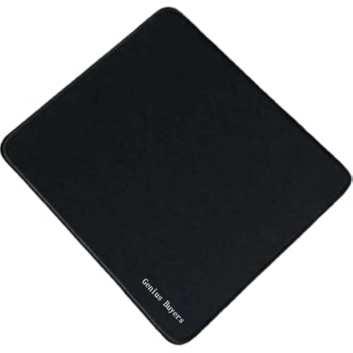 ?9.1 X 7.9 Inch? Basics Mouse Pad, Delicate Stitched Edge, Non-Slip Natural Rubber Base, Computer Gaming Mousepad, Durable Cloth Surface Desk Mat, Easy Gliding, Washable, Portable, Black