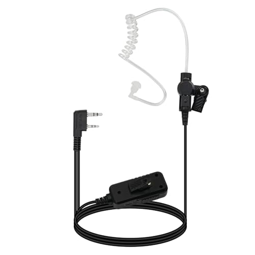 AI Active Noise Cancelling Two Way Radio Headset, Rechargeable, for RT22 RT21 H-777H RT68, Compatible with Pxton, Baofeng, Kenwood Walkie Talkie,