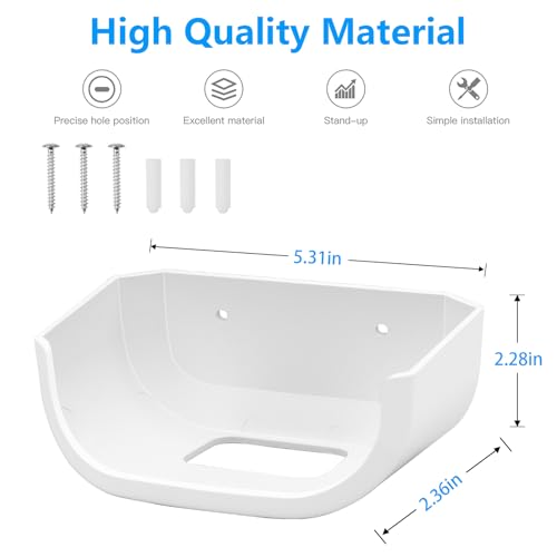 Screwless Wall Mount For Eero 7 Mesh Wi-Fi 7 Router, No Tools, No Drilling, Strong Hvb Adhesive Mount-White(1 Pack)