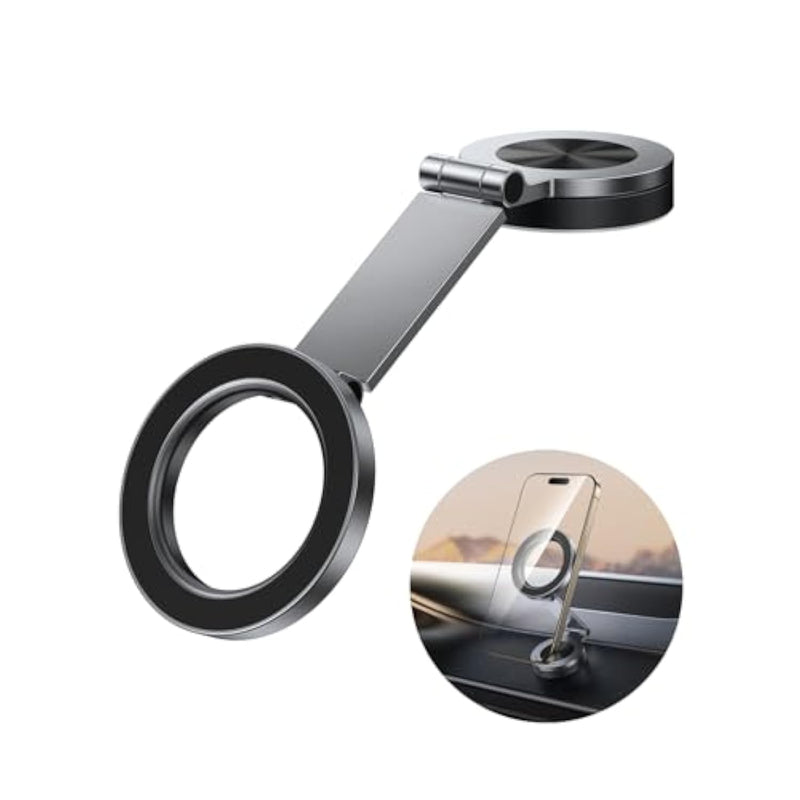 SYNCWIRE for MagSafe Car Mount - [360° Rotation] Magnetic Phone Holder for Car, Adjustable Metal Arm, Ultra Magnet, Car Magnet Phone Mount for Dashboard, Fit for iPhone 16 15 14 13 Pro Max &All Phones