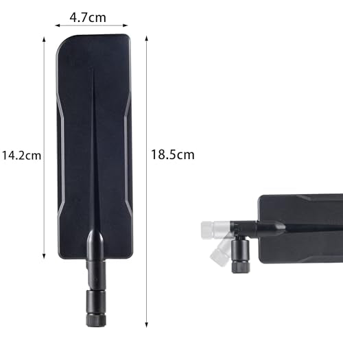 Cellular Trail Camera Replacement Rp-Sma Male Antenna Compatible With Spypoint Link Micro Evo Dark Tactacam Reveal Defend Xb X Pro Reveal X Gen Stealth Cam Hunting 4G Lte Trail Camera, 2-Pack