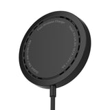 Wireless Charger, 15W Max Fast Magnetic Wireless Charging Pad Compatible With Iphone 16/15/14/13/12 With Usb-A Converter Black