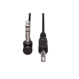 Css-105R 1/4 Inch Trs To Right-Angle 1/4 Inch Trs Balanced Interconnect Cable, 5 Feet