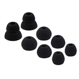 Replacement Ear Tips For Beatsx Wireless Headphone, Noise Isolation Comfort Silicone Tips, S/M/L Double Flange Size Included, 4 Pairs, Beatsx Eartips (Black)