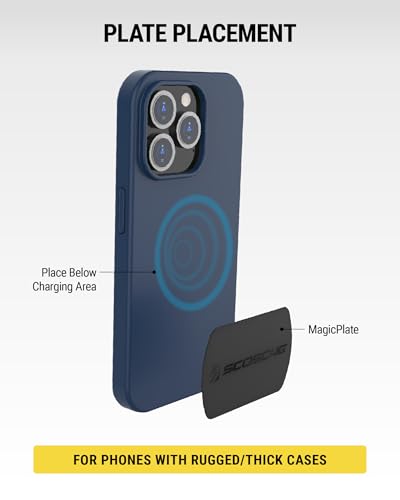 MAGRKI MagicMount Replacement Metal Plate Kit, Universal Metal Plates (Not Magnets) Required for Magnetic Phone Holders for Car, Compatible with Most