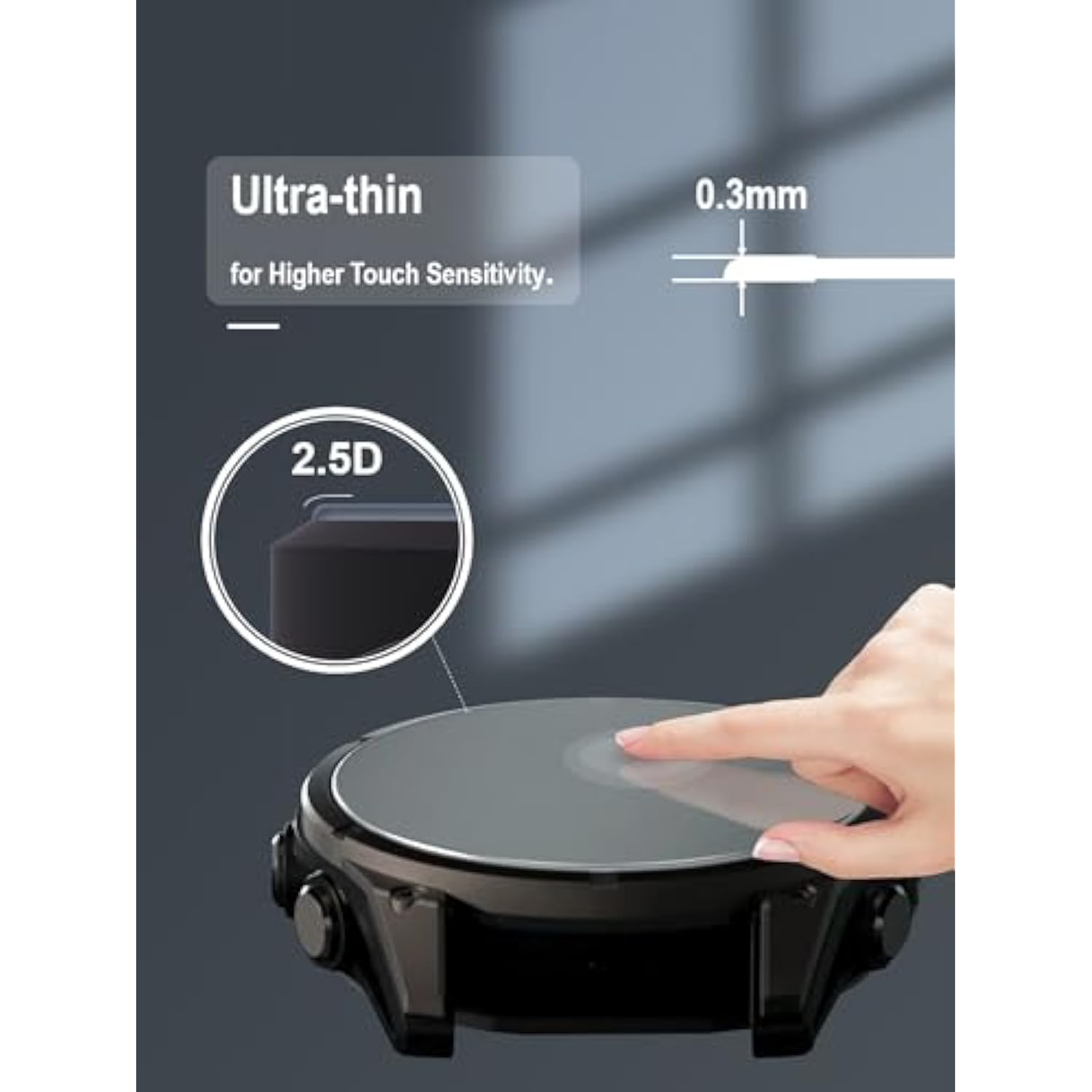 [4 Pack] Screen Protector For Garmin Forerunner 255S /255S Music 41Mm Smartwatch + Silicone Anti-Dust Plugs Tempered Glass Anti-Scratch Bubble-Free