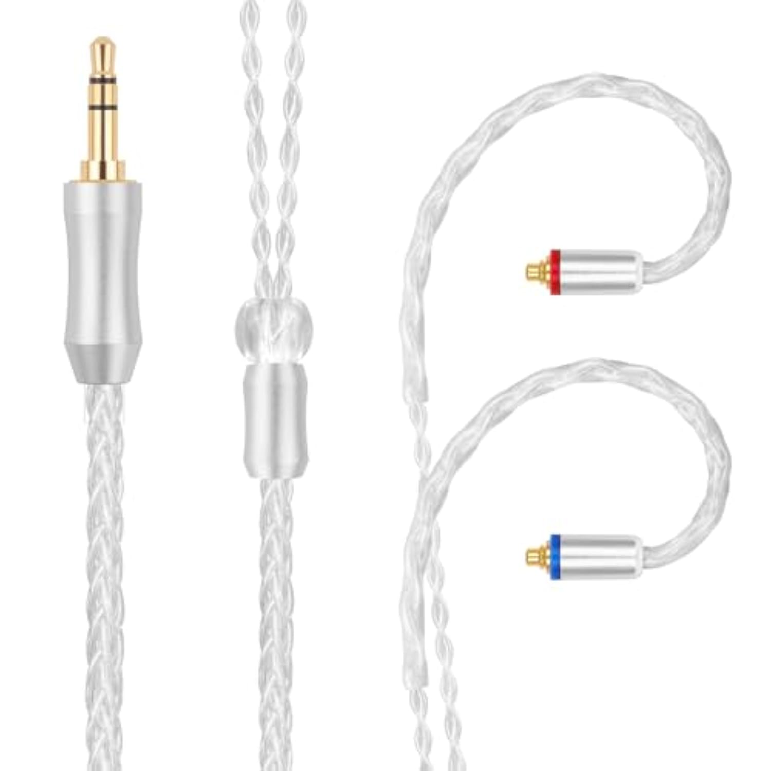 8 Core Mmcx Cable Compatible With Se215, Se215 Pro, Se315, Se425, Se425 Pro, Se535, Se846, Aonic 3, Aonic 4, Aonic 5, Lz A4 A5 Ue900 Earphones, Mmcx Replacement Cable, 3.7Ft