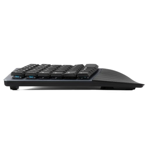 Periboard-535Br [Firmware Updated] Wired Ergonomic Mechanical Keyboard - Full-Size - Low-Profile Brown Tactile Switches - Nkro Anti-Ghosting - Compatible With Windows And Macos