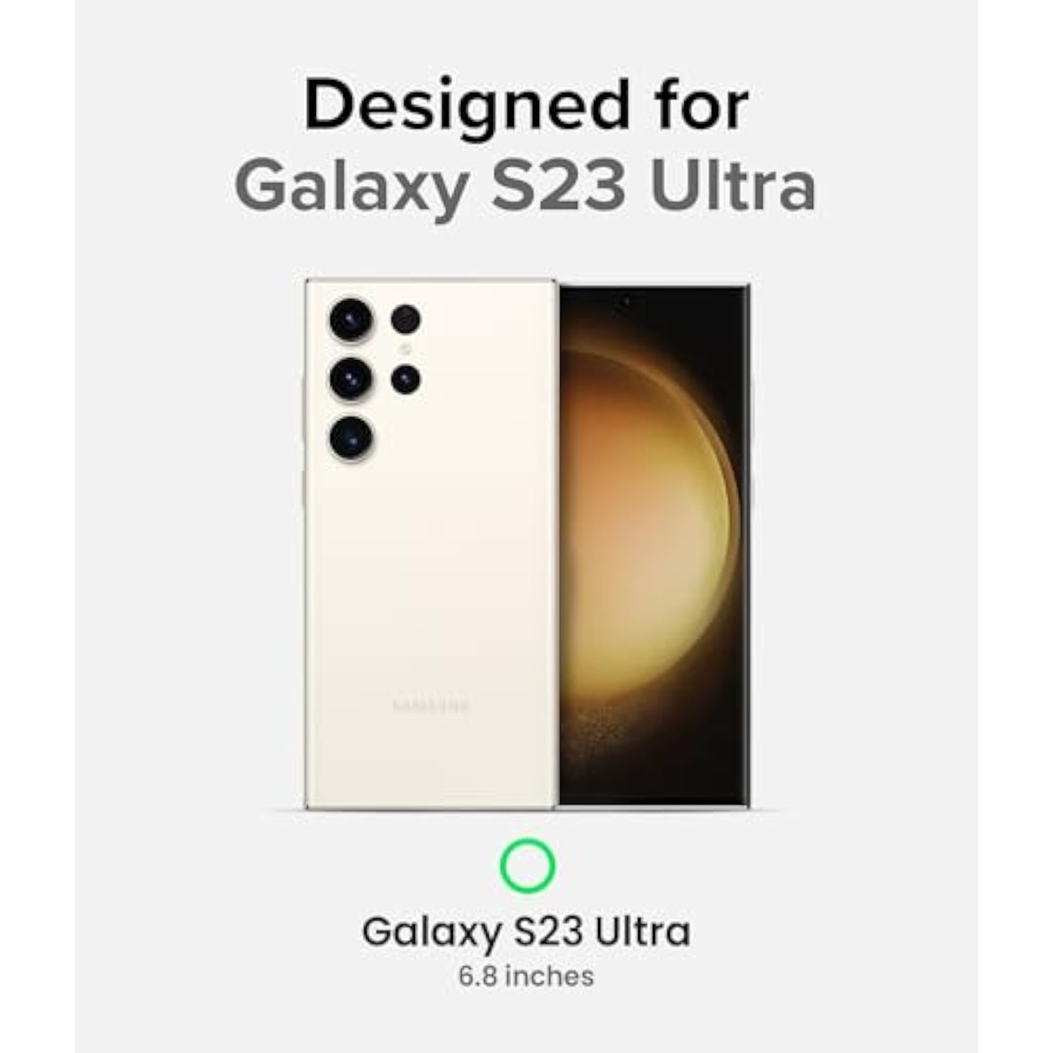 Ringke Onyx [Feels Good in The Hand] Compatible with Samsung Galaxy S23 Ultra Case, Anti-Fingerprint Technology Prevents Oily Smudges Non-Slip Enhanced Grip Precise Cutouts for Camera - Dark Green