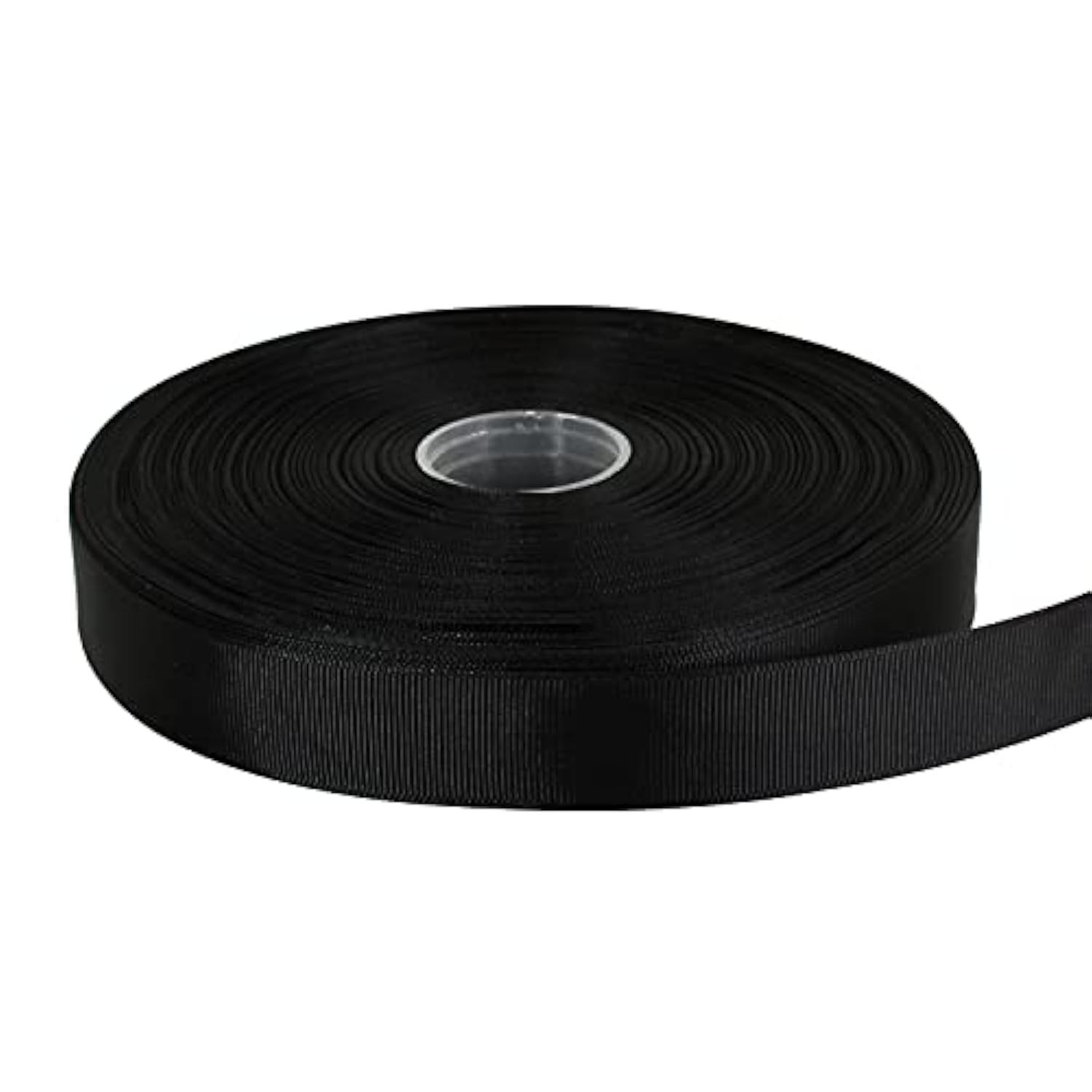 100Yds 1 Inch Grosgrain Ribbon Black Solid Grosgrain Ribbon Roll For G