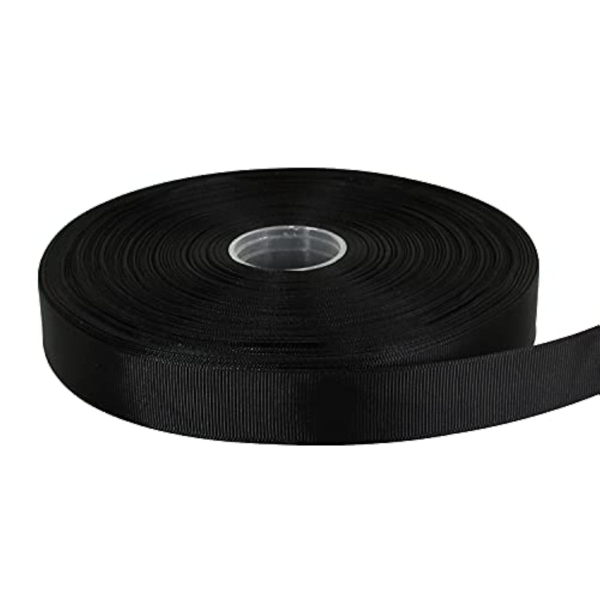 100Yds 1 Inch Grosgrain Ribbon Black Solid Grosgrain Ribbon Roll For G