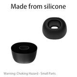 6 Pairs Replacement Silicone Ear Buds Tips Compatible With Sajawass, Beartwo, Xiaowtek, Axil, Atheewon, Champonic, Dusonlap, Vekj, Guguearth, Fits In Case, With 3-In-1 Cleaner Kit, S/M/L