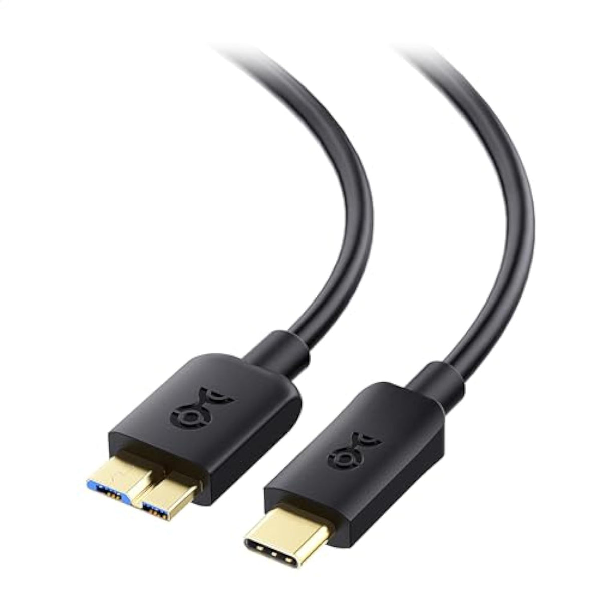 Cable Matters 10Gbps USB C to Micro USB 3.0 Cable - 3.3ft, USB-C Hard Drive Cable, Micro B to USBC Cord, Compatible with Seagate, LaCie, Toshiba, Samsung, WD External Hard Drive, Black