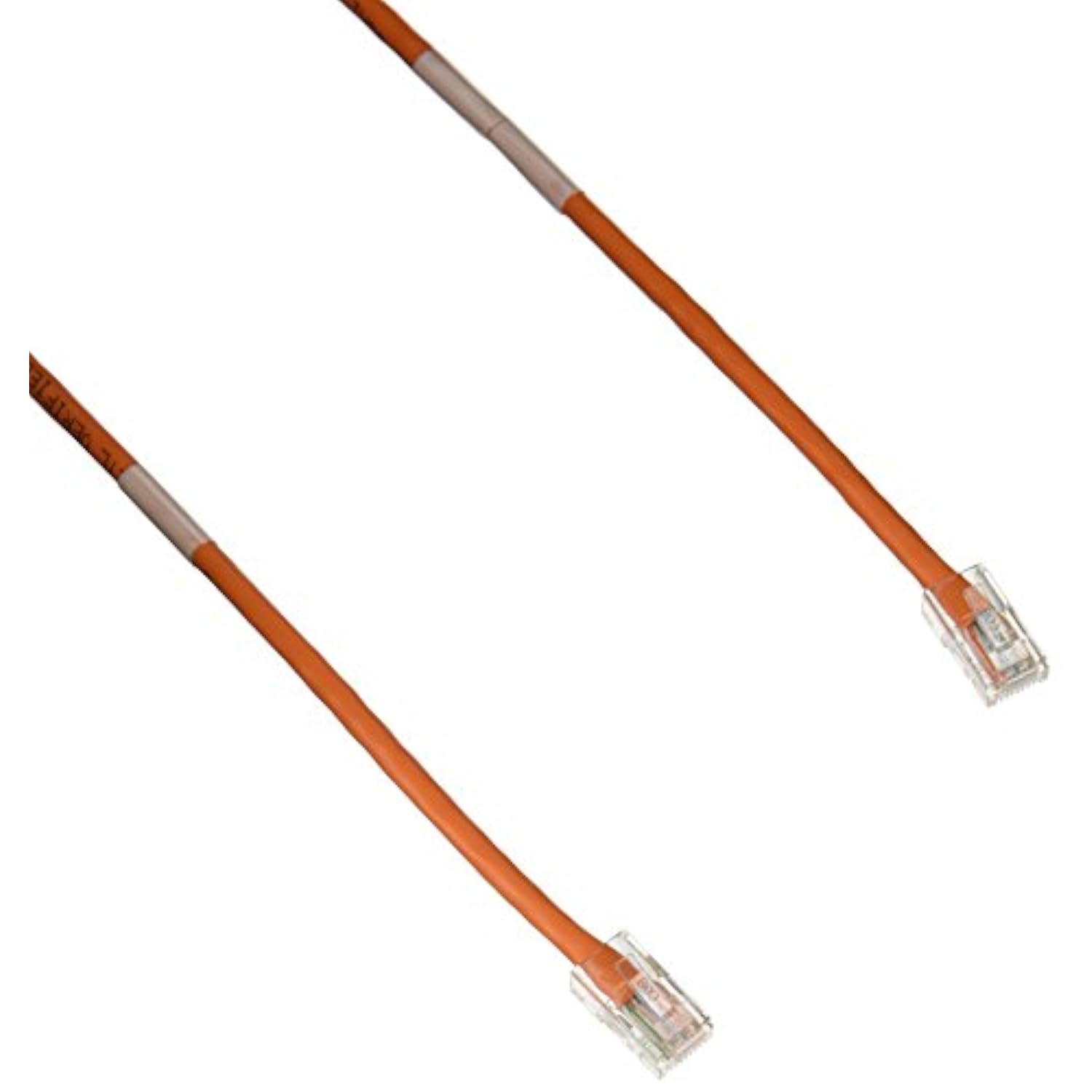 24494 Cat5E Crossover Cable - Non-Booted Unshielded Network Patch Cable, Orang
