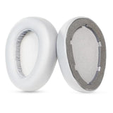 Ear Pads Ear Cushions Compatible With Jlab Jbuds Lux Anc Headphones Replacement Earpads Protein Leather Cover Repair Part (Light Gray)