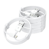 3-Pack 6Ft Lightning Cable For Iphone, Fast Charging Usb A To Lightning Cable, Compatible With Iphone 14 Pro Max/14 Pro/13/12, Ipad, Airpods, Mfi Certified