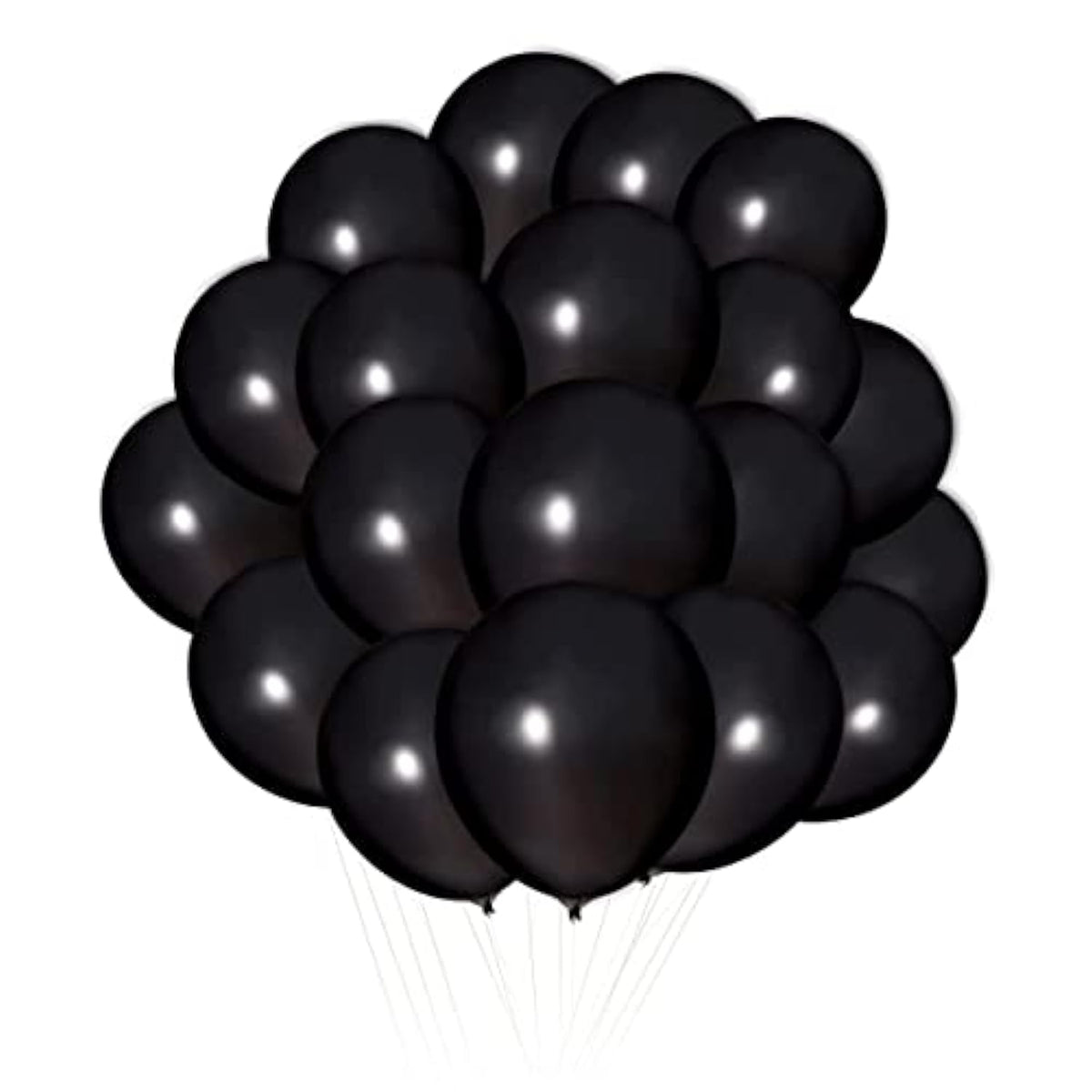 300 Black 12-Inch Latex Balloons – Bulk Pack for Party, Event, and Celebration Decorations