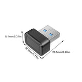 Fingerprint Reader,Usb Fingerprint Key Reader Advanced Security Access Window Hello Fingerprint Reader For Windows10/11 Laptops Computer