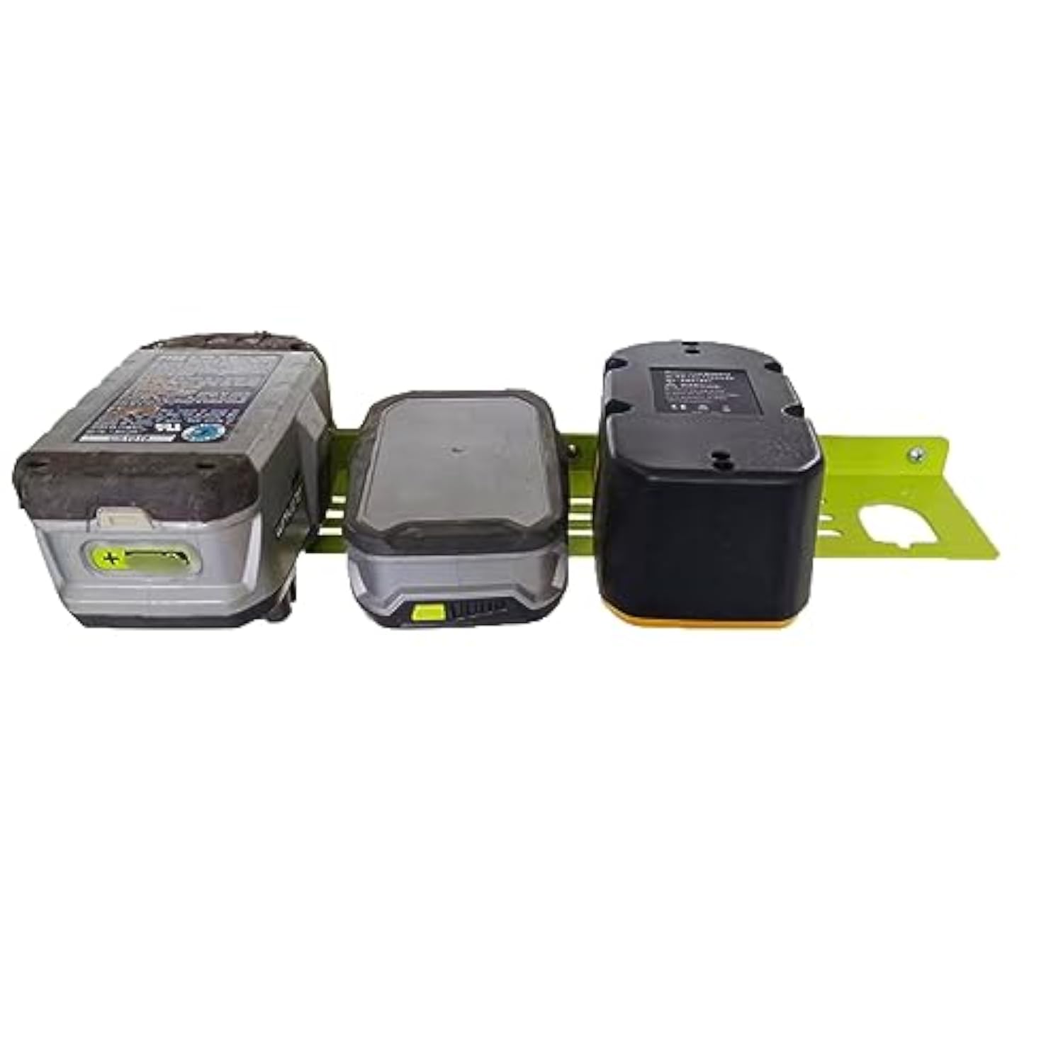 2-Pack 4-Slot Metal Battery Holder for Ryobi 18V One+ Ni-Mh & Li-Ion