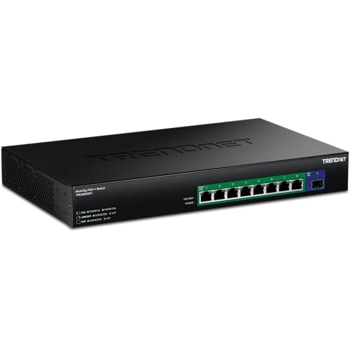 9-Port 2.5G Gan Power Poe++ Switch With 10G Sfp+ Port (480W), Tpe-Bg5091, 8 X 2.5G Poe++ Ports, 1 X 10G Sfp+ Port, 480W, 60Gbps, Ndaa Taa Compliant For Government Use, Protection