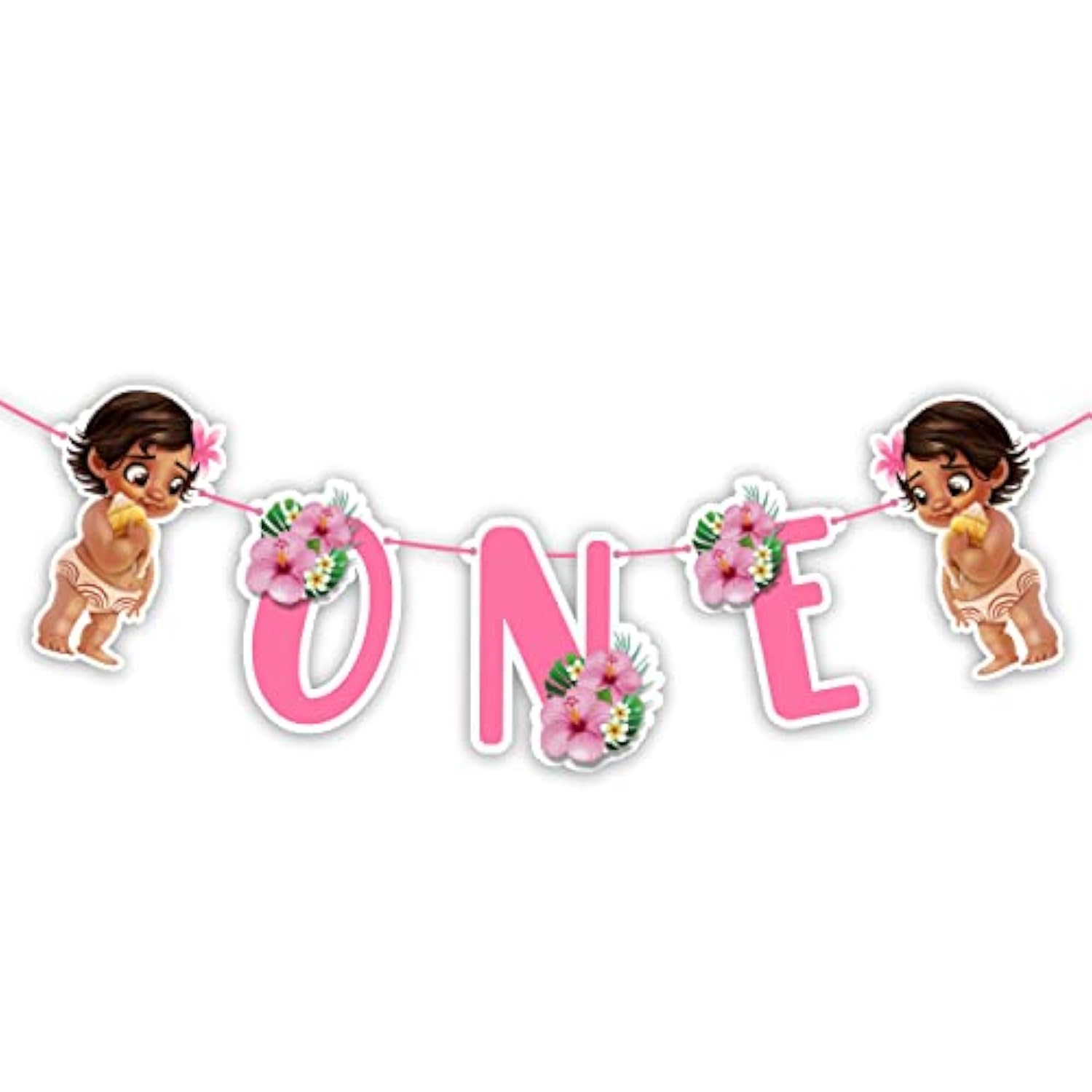 Bby Mna One Banner – Adorable First Birthday Decoration | Vibrant & Durable | Perfect For Party Celebrations | Easy To Hang | Make Your Baby’S Special Day Memorable!