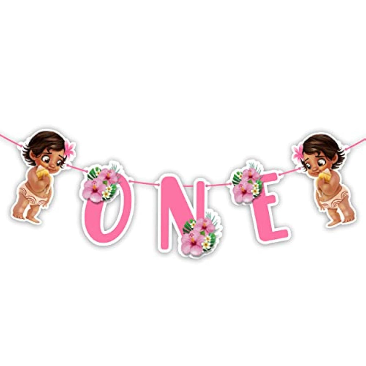Bby Mna One Banner – Adorable First Birthday Decoration | Vibrant & Durable | Perfect For Party Celebrations | Easy To Hang | Make Your Baby’S Special Day Memorable!