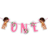 Bby Mna One Banner – Adorable First Birthday Decoration | Vibrant & Durable | Perfect For Party Celebrations | Easy To Hang | Make Your Baby’S Special Day Memorable!