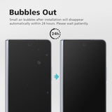 [2+2 Pack] For Samsung Galaxy Z Fold 3 Privacy Anti-Spy Screen Protector, 2 Pcs Inside + 2 Pcs Front Premium Flexible Epu Hybrid Film, Self-Healing, Case Friendly, Easy Installation With