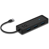10Gbps Usb-A Hub, 4 Ports Usb 3.2 Hub,Ultra-Slim Data Usb Splitter Charging Su