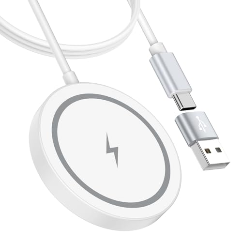 Magnetic Wireless Charger for iPhone Mag-Safe Charger Pad for iPhone 17 Pro Max/16/15/14/13/ Galaxy S26 Ultra/S26/S25/S24/S23/S22/S21/S20/15W