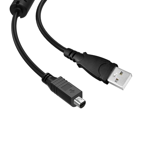 Replacement VMC-15FS / VMC-30FS USB Cable Compatible with Sony Handycam Camcorder Fit for DCR-HC24E, DCR-HC26E, DCR-SR80, SR80E, SR85, SR85E and More
