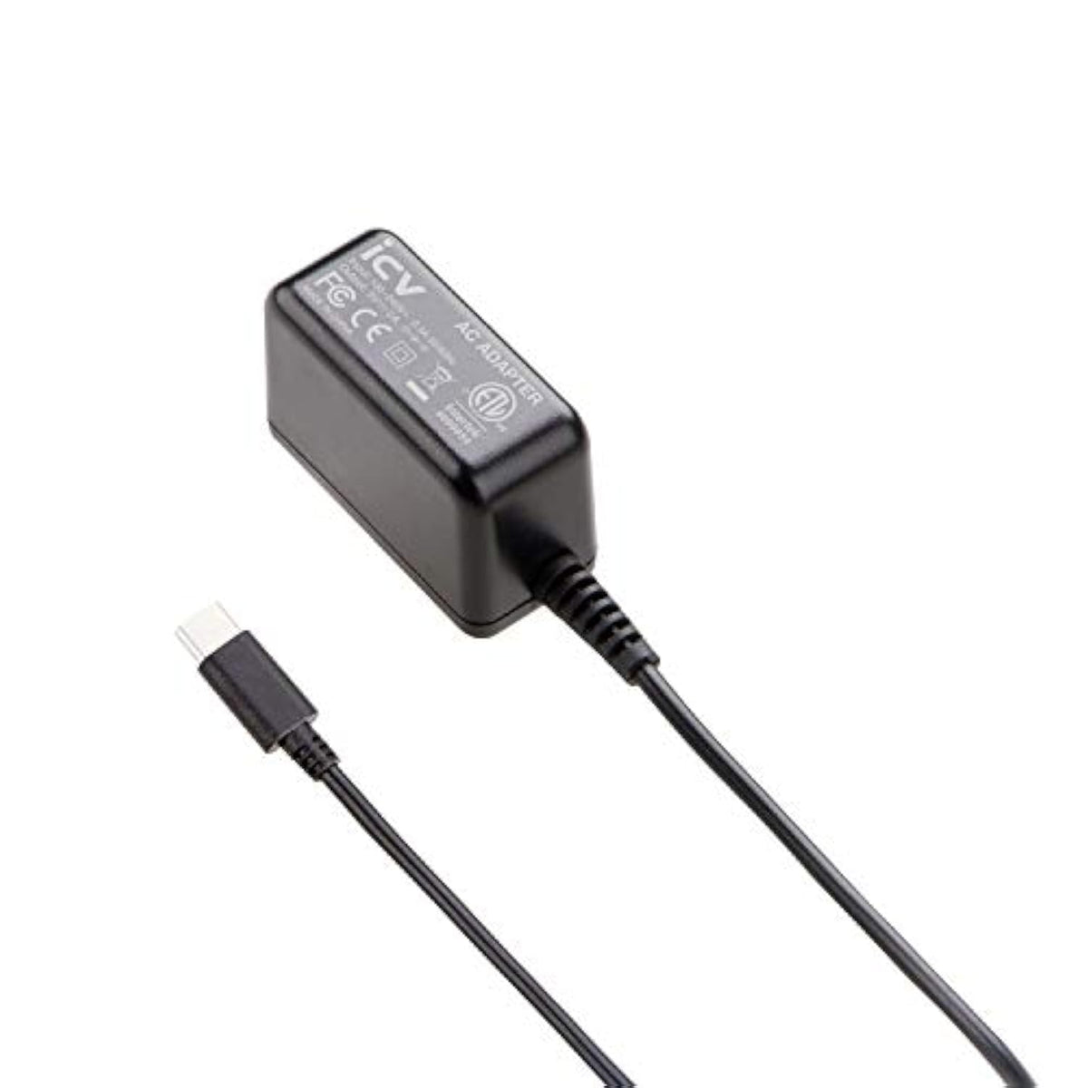 5V 2A Usb C Wall Charger With Us Adapter For Samsung Galaxy S8, S8 Plus, Note 8, Lg G5, G6, Htc 10, Nexus 6P, 5X And Other Type-C 5V Supported Device (Black)