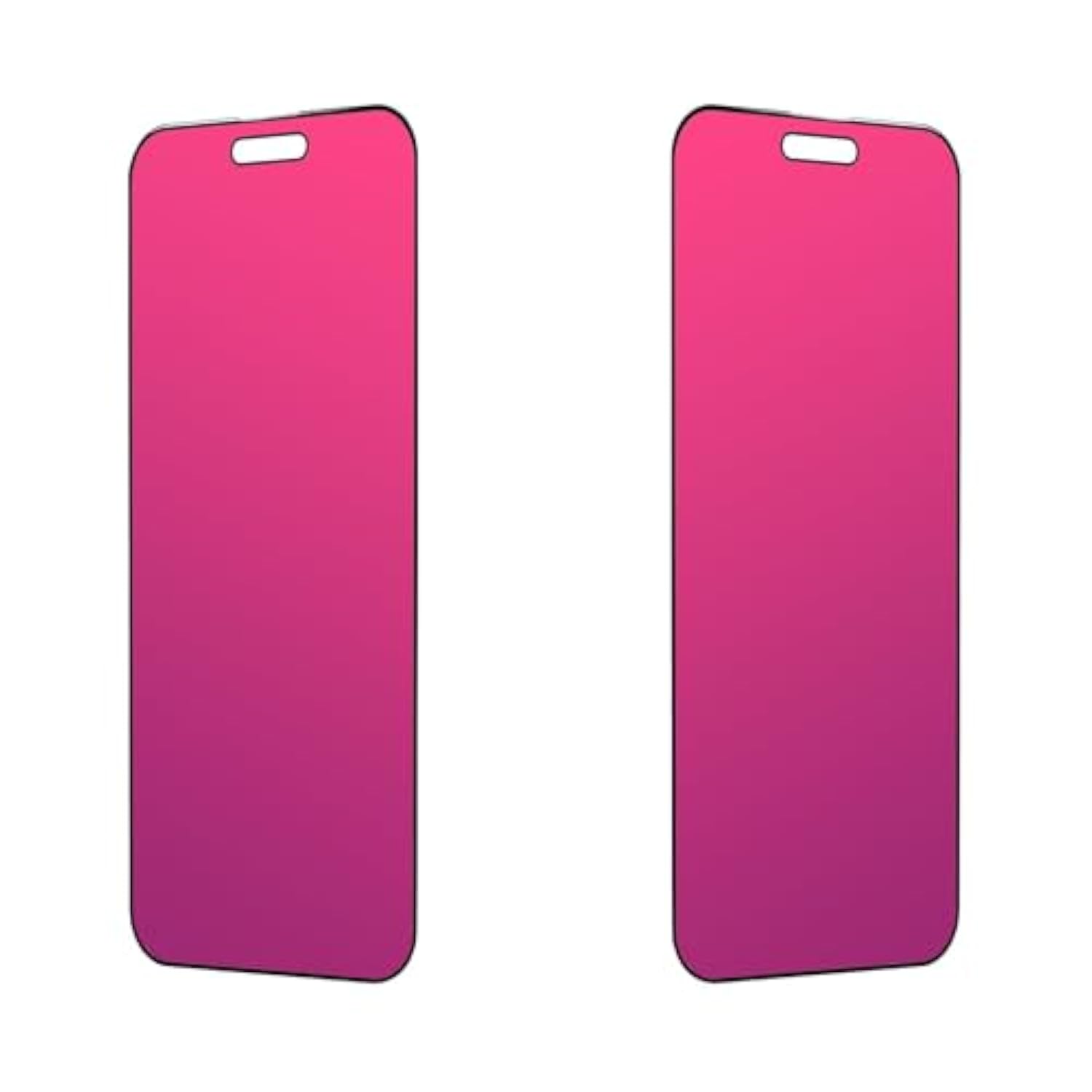 Privacy Screen Protector Compatible With Iphone 15 Pro Max, 2 Packs, 6.7 Inch Gradient Colorful Electroplated Anti-Spy Anti-Blue Light Easy Installation Tempered Glass