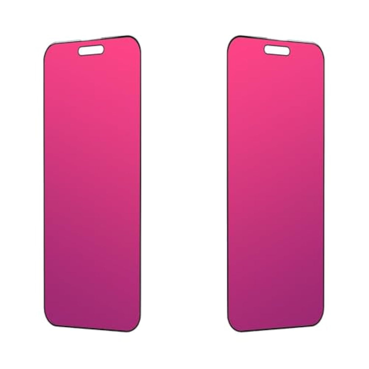 Privacy Screen Protector Compatible With Iphone 15 Pro Max, 2 Packs, 6.7 Inch Gradient Colorful Electroplated Anti-Spy Anti-Blue Light Easy Installation Tempered Glass
